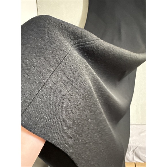 Vtg 60s 70s maxi dress womens Handmade black Empire Mod Retro Silver Gold Trim M - Picture 4 of 16